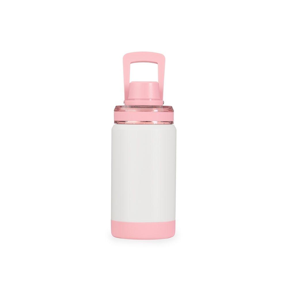 Garrafa Térmica 400ml GA1883 na cor Branco, brinde personalizado Sky Brindes
