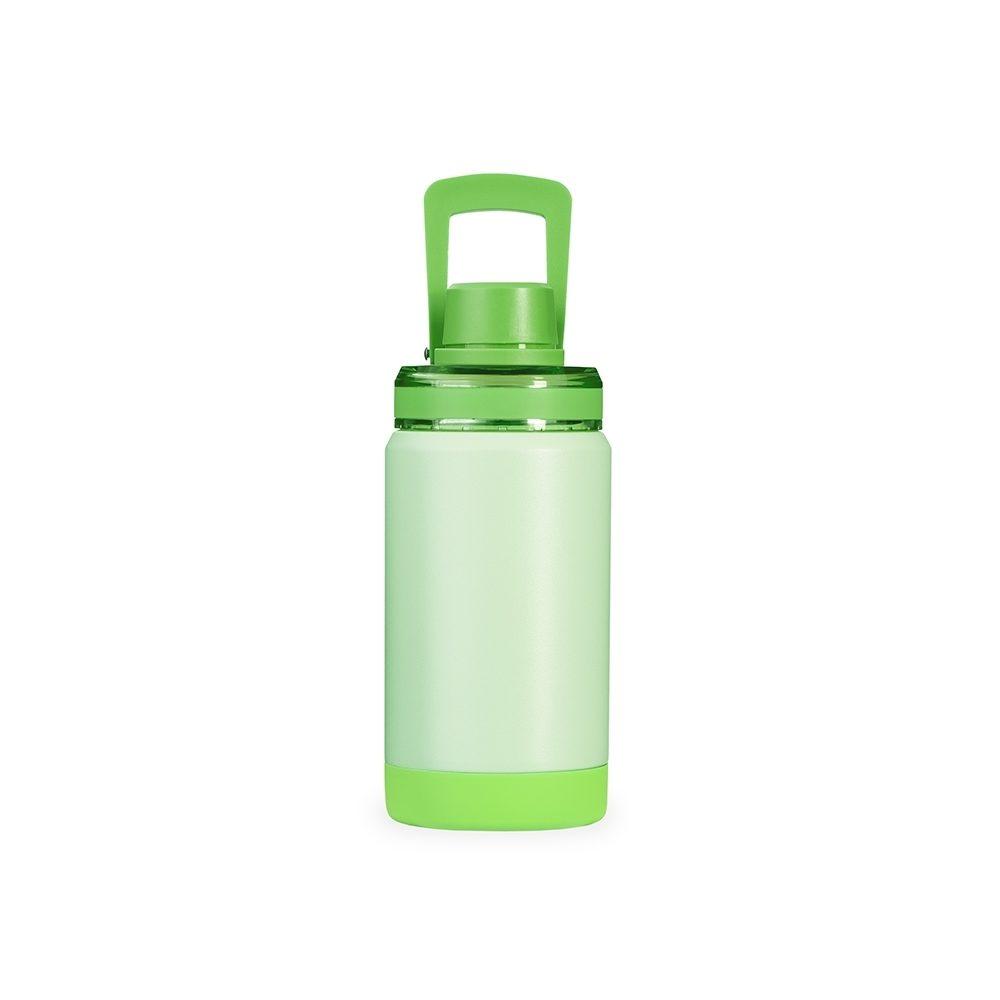Garrafa Térmica 400ml GA1883 na cor Verde claro, brinde personalizado Sky Brindes