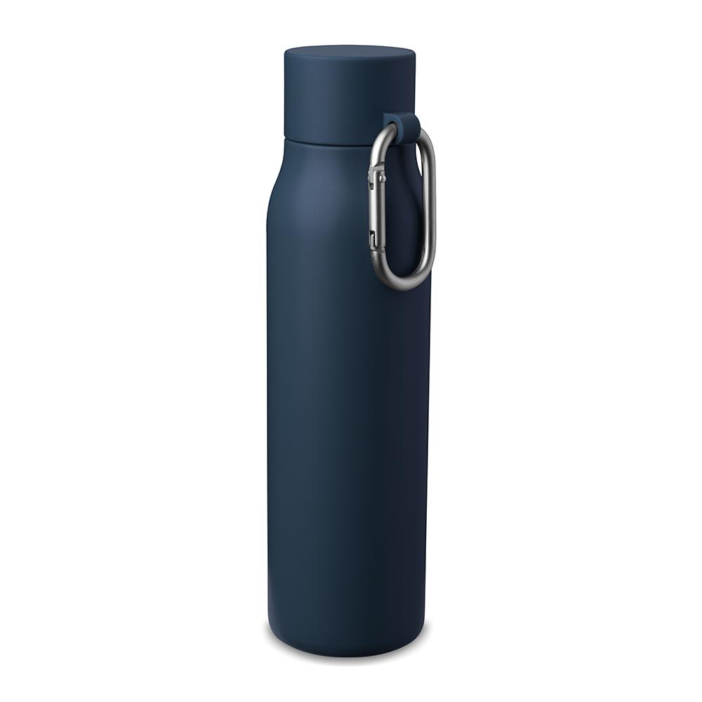 Garrafa Térmica 550ml GA1885 na cor Azul, brinde personalizado Sky Brindes