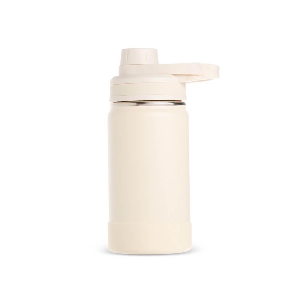 Garrafa Térmica 350ml GA1888 na cor Creme, brinde personalizado Sky Brindes