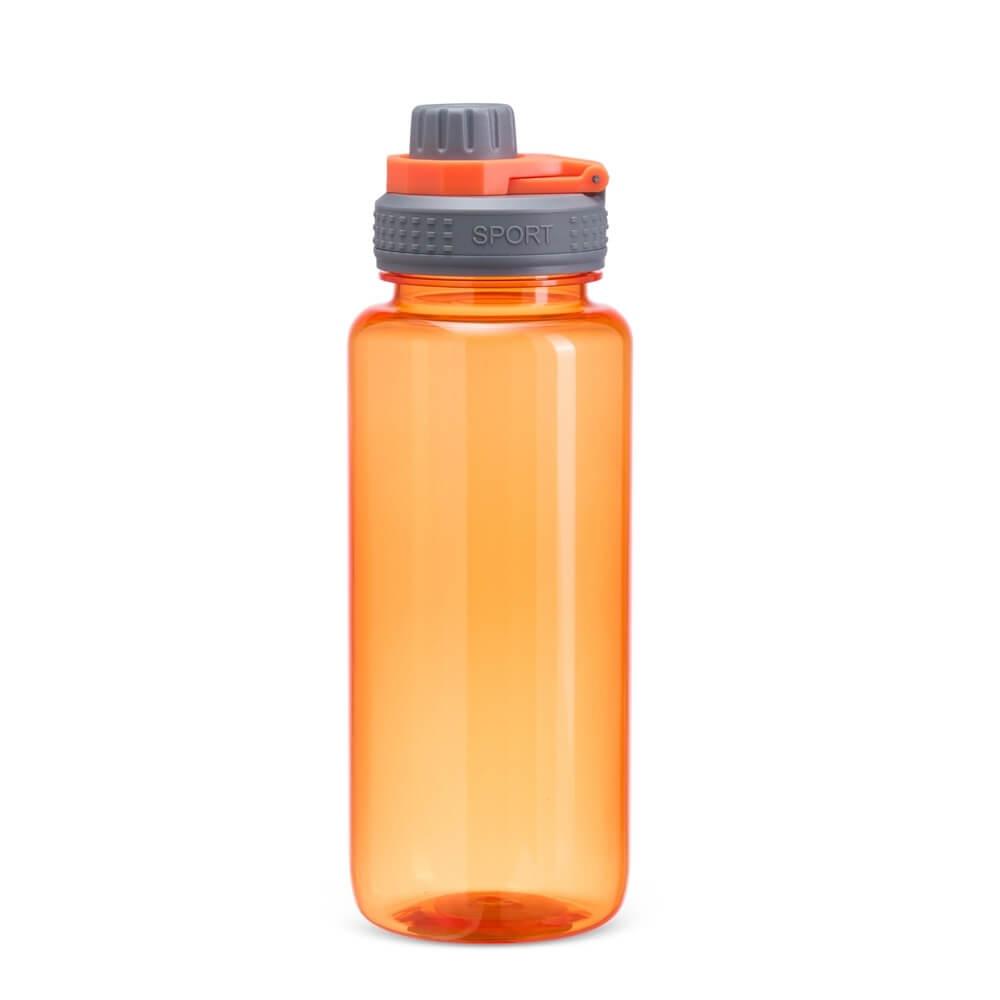 Squeeze Plástico 1 Litro GA1889 na cor Laranja, brinde personalizado Sky Brindes