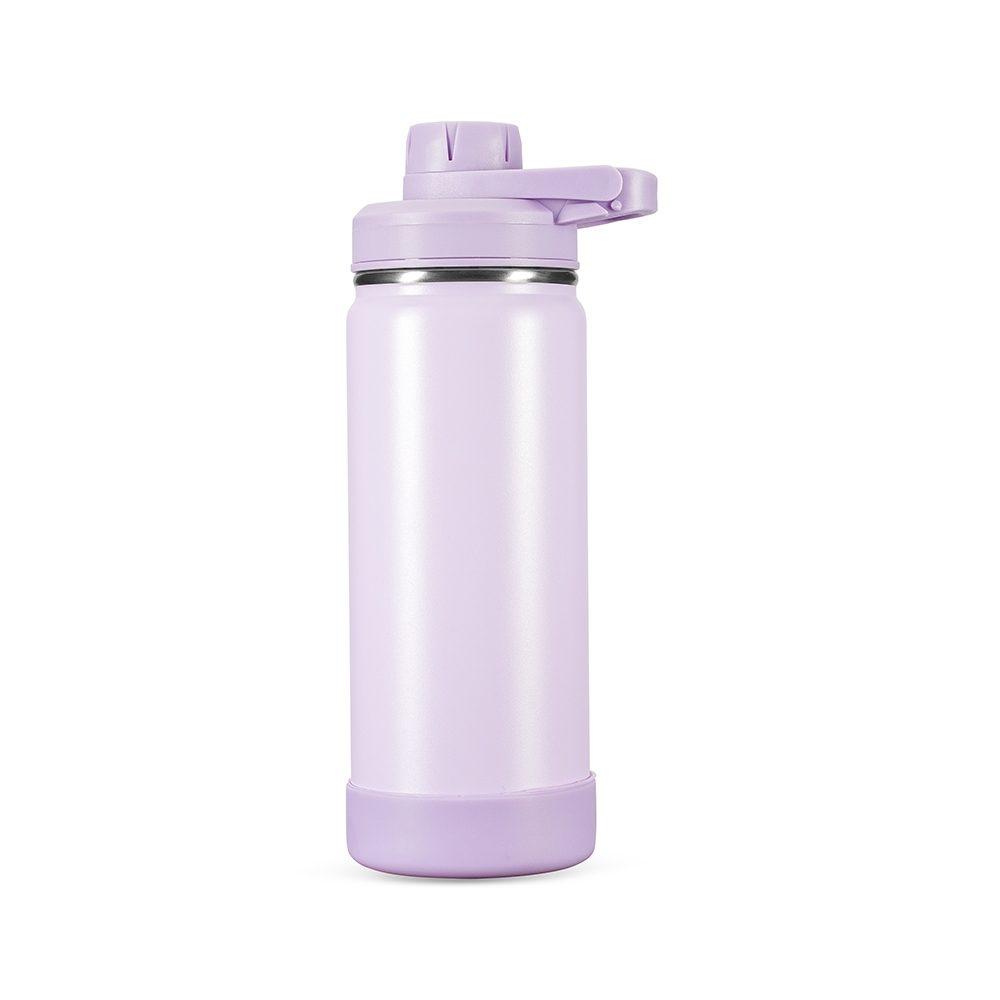 Garrafa Térmica 550ml GA1890 na cor Roxo, brinde personalizado Sky Brindes
