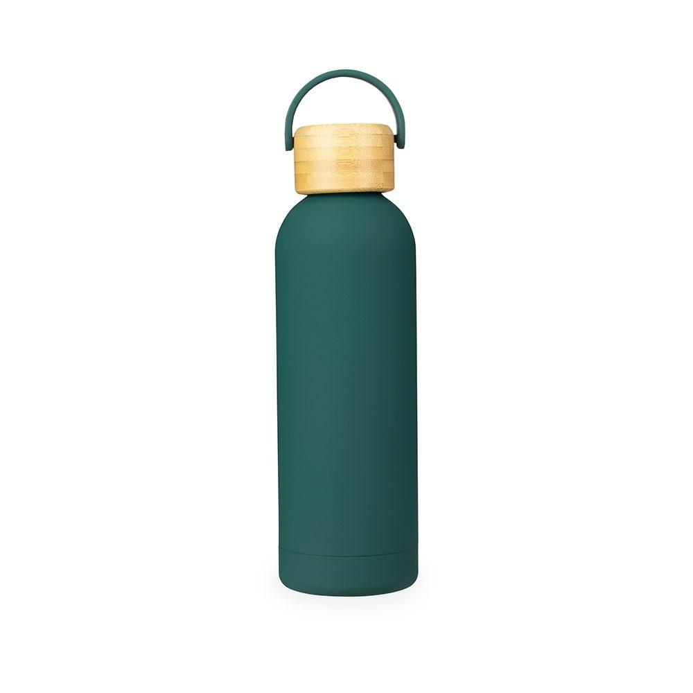 Garrafa Térmica 500ml GA1894 na cor Verde, brinde personalizado Sky Brindes
