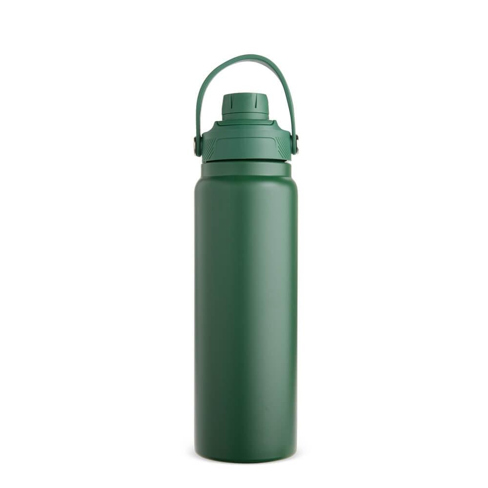 Garrafa Térmica 800ml GA1896 na cor Verde, brinde personalizado Sky Brindes