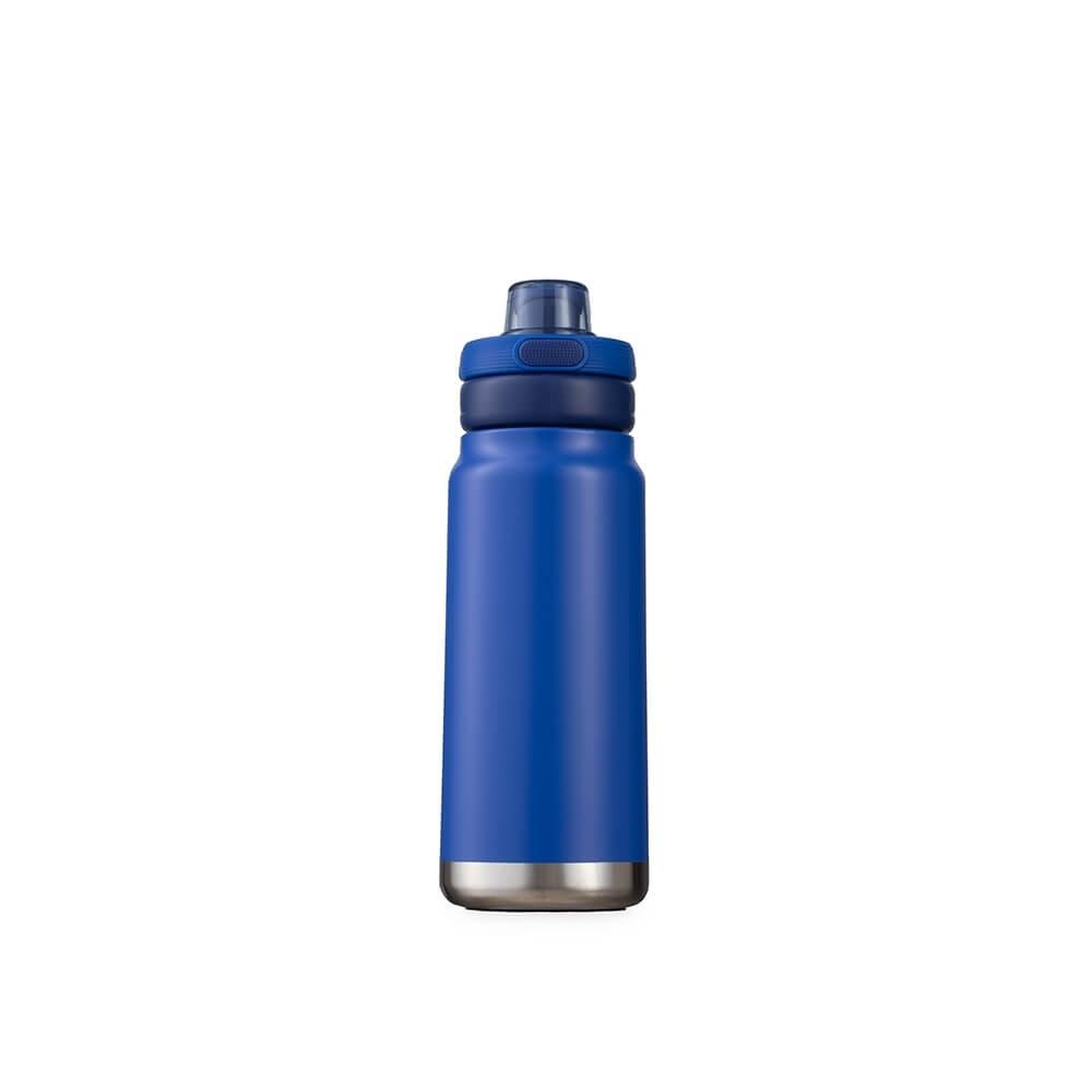 Garrafa Térmica 750ml GA1898 na cor Azul, brinde personalizado Sky Brindes