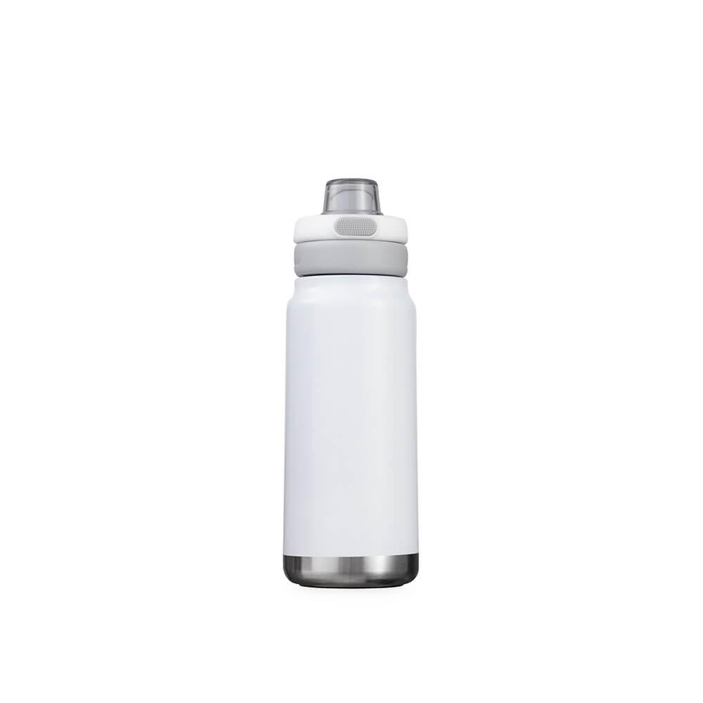 Garrafa Térmica 750ml GA1898 na cor Branco, brinde personalizado Sky Brindes