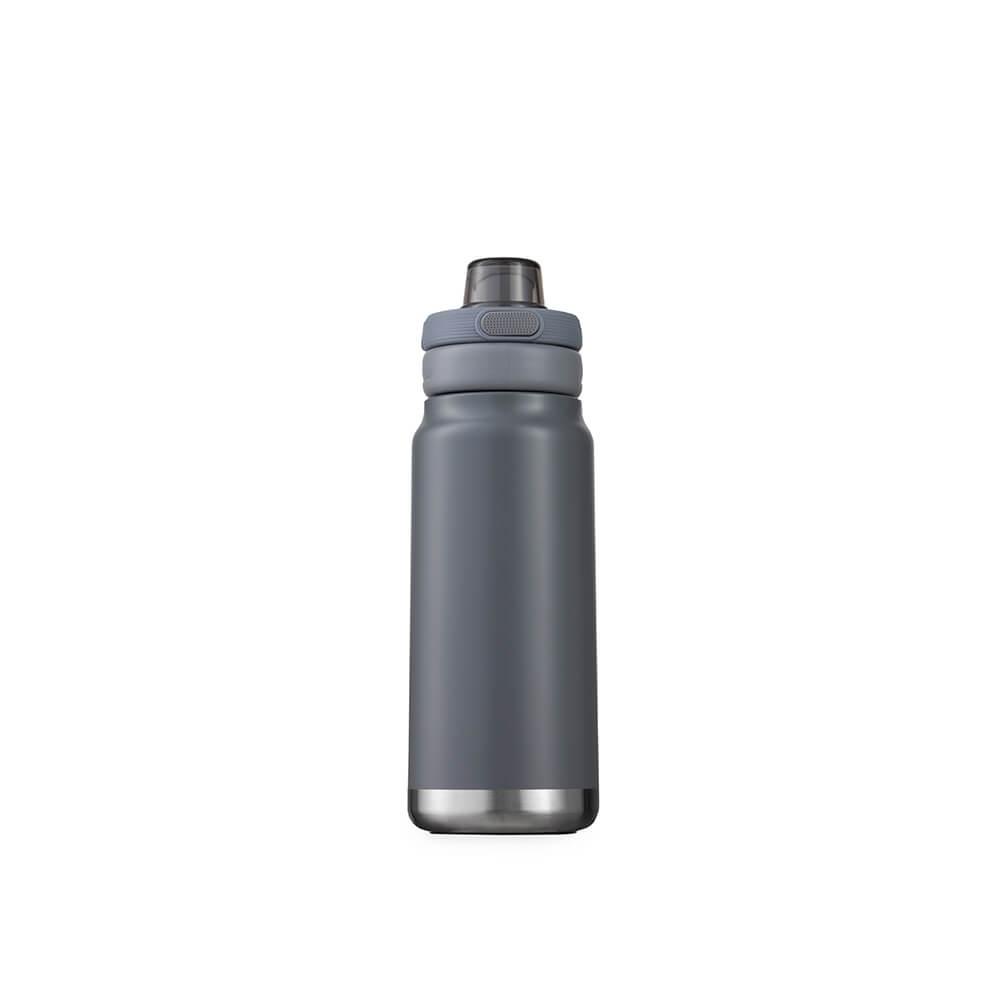 Garrafa Térmica 750ml GA1898 na cor Cinza, brinde personalizado Sky Brindes