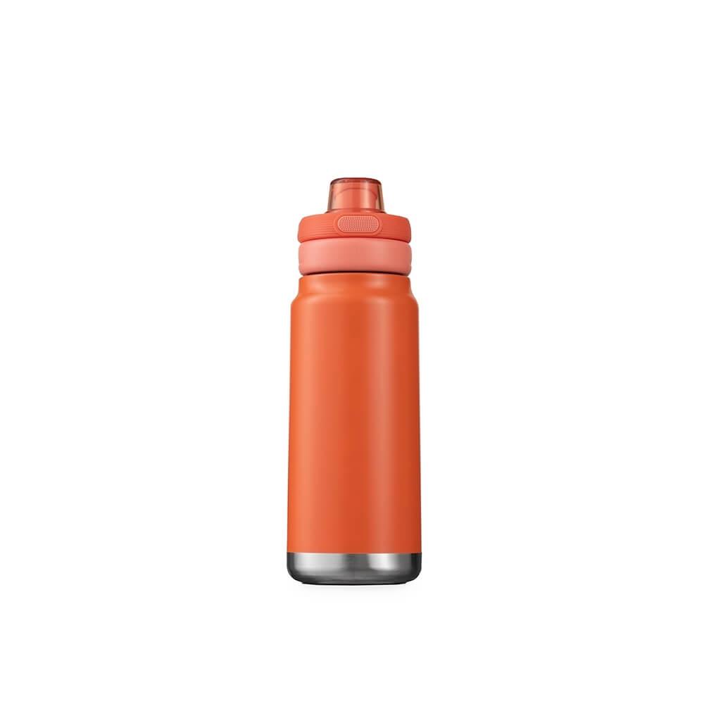 Garrafa Térmica 750ml GA1898 na cor Laranja, brinde personalizado Sky Brindes
