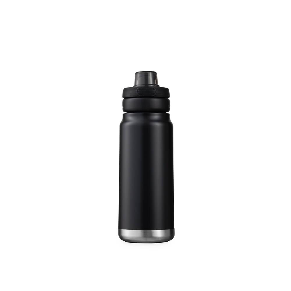 Garrafa Térmica 750ml GA1898 na cor Preto, brinde personalizado Sky Brindes