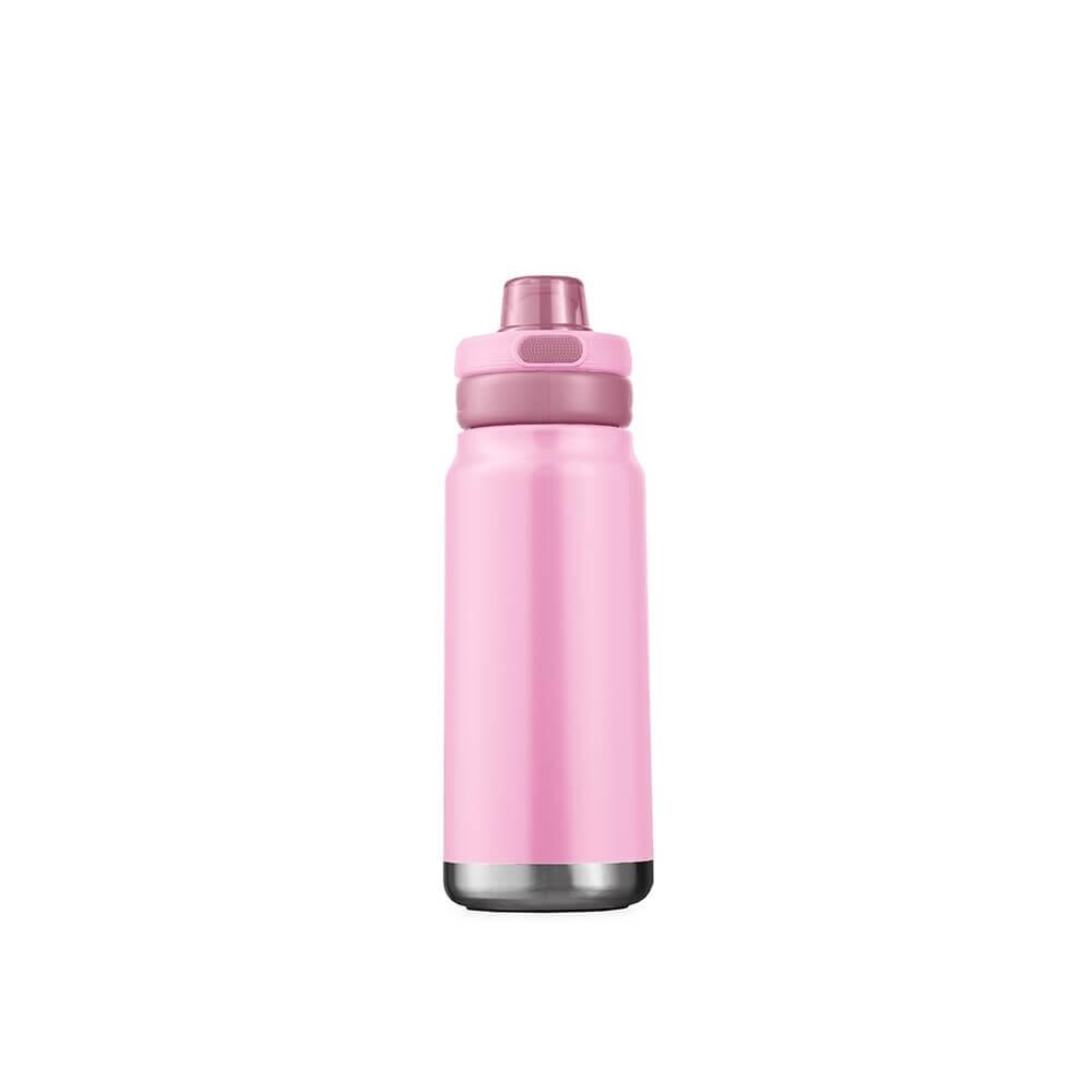Garrafa Térmica 750ml GA1898 na cor Rosa, brinde personalizado Sky Brindes