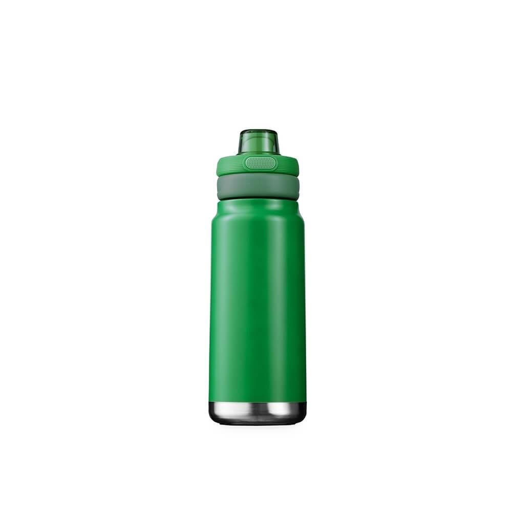 Garrafa Térmica 750ml GA1898 na cor Verde, brinde personalizado Sky Brindes