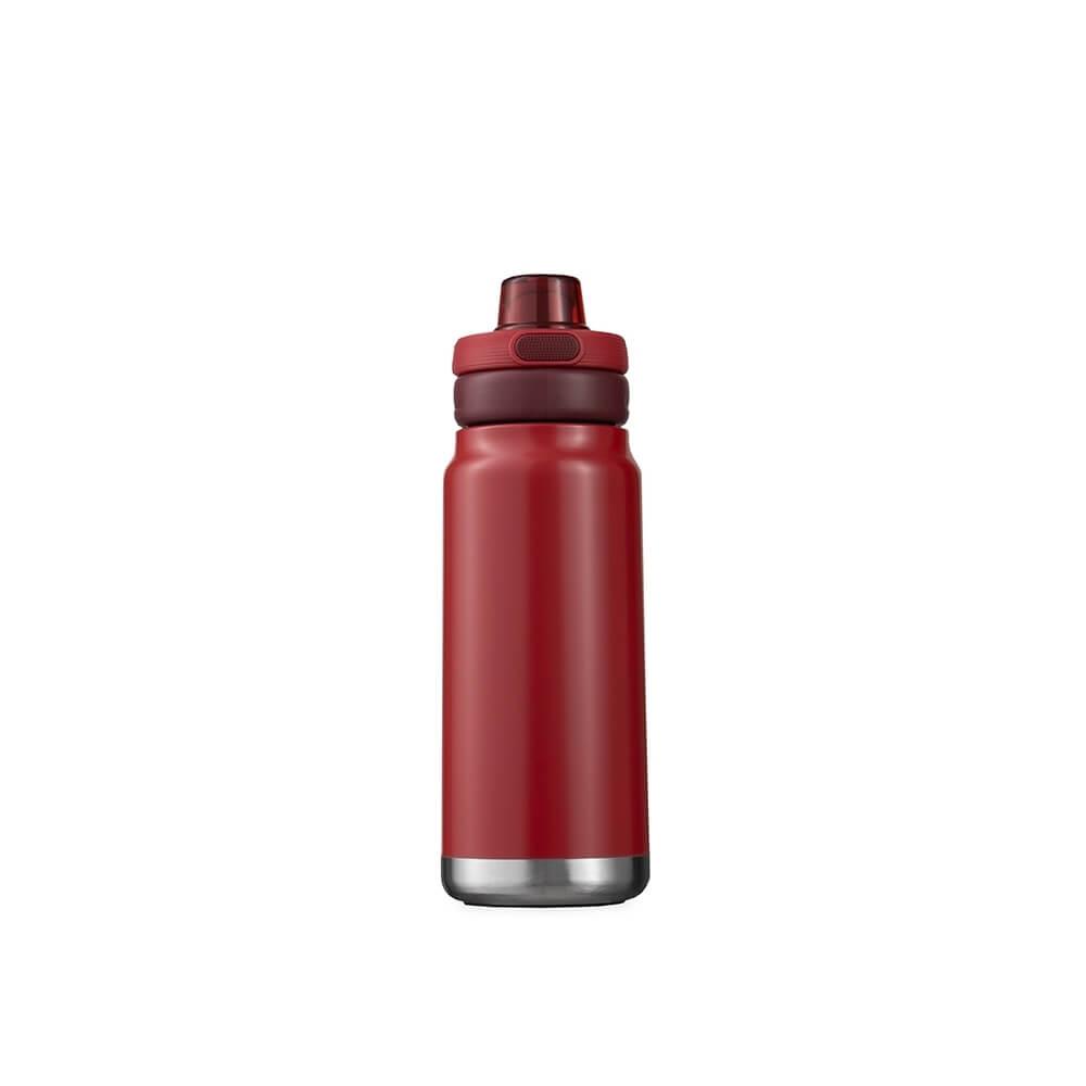 Garrafa Térmica 750ml GA1898 na cor Vermelho, brinde personalizado Sky Brindes