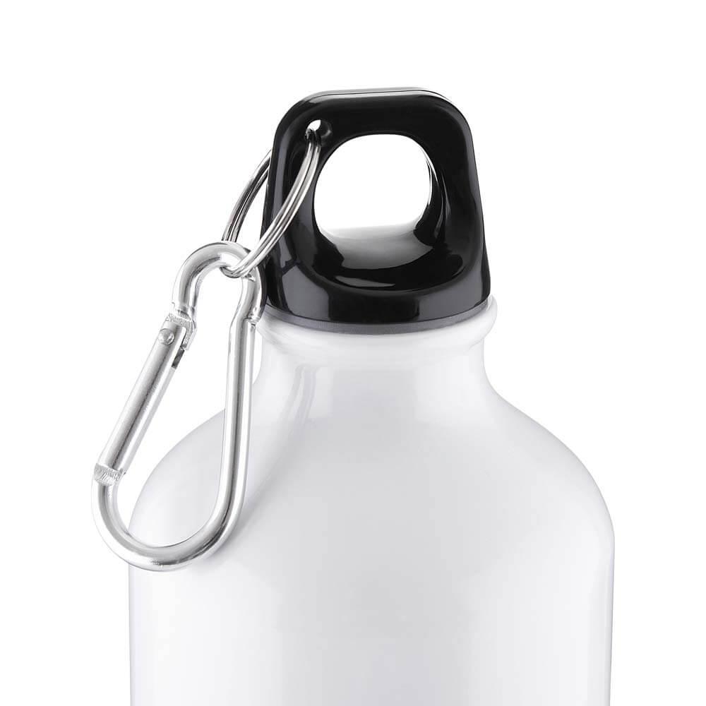 Garrafa de Alumínio 550ml GA1899 na cor Azul, brinde personalizado Sky Brindes