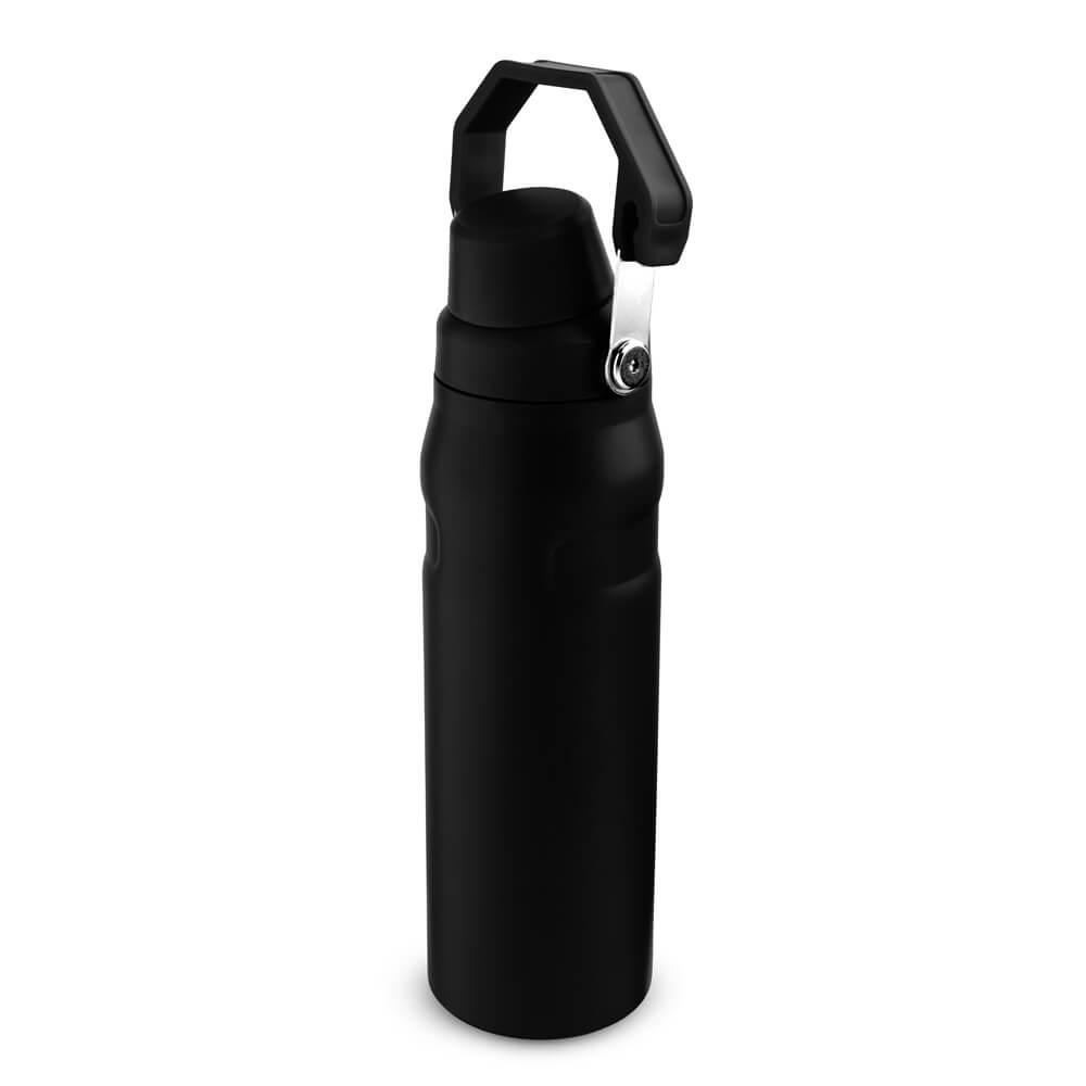 Garrafa Térmica 750ml GA1902 na cor Preto, brinde personalizado Sky Brindes