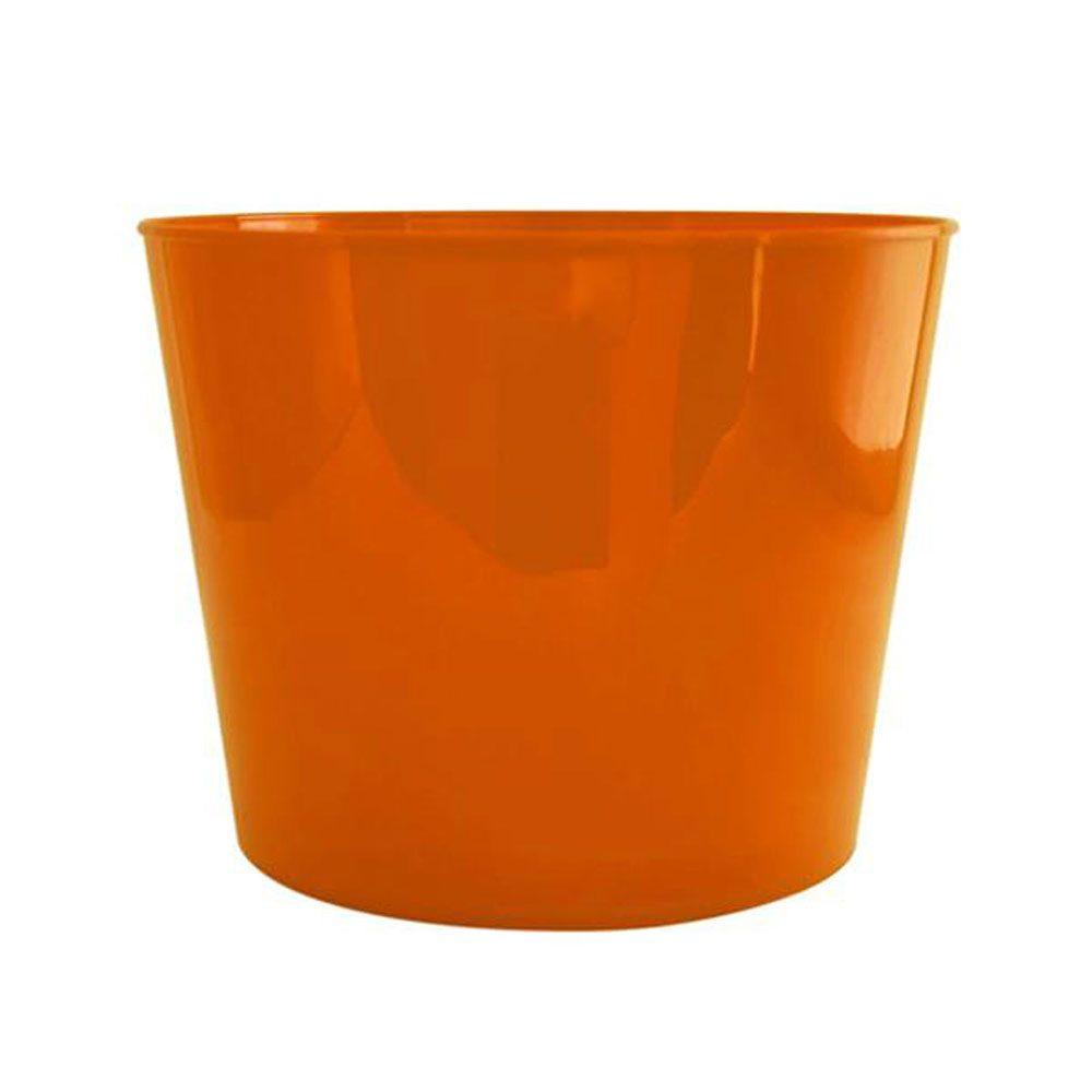 Balde de Pipoca 1,6 lt GO1308 na cor Laranja, brinde personalizado Sky Brindes
