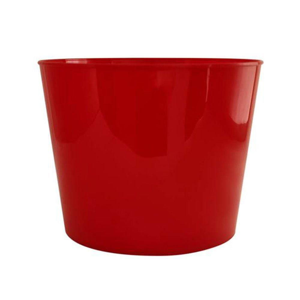Balde de Pipoca 1,6 lt GO1308 na cor Vermelho, brinde personalizado Sky Brindes