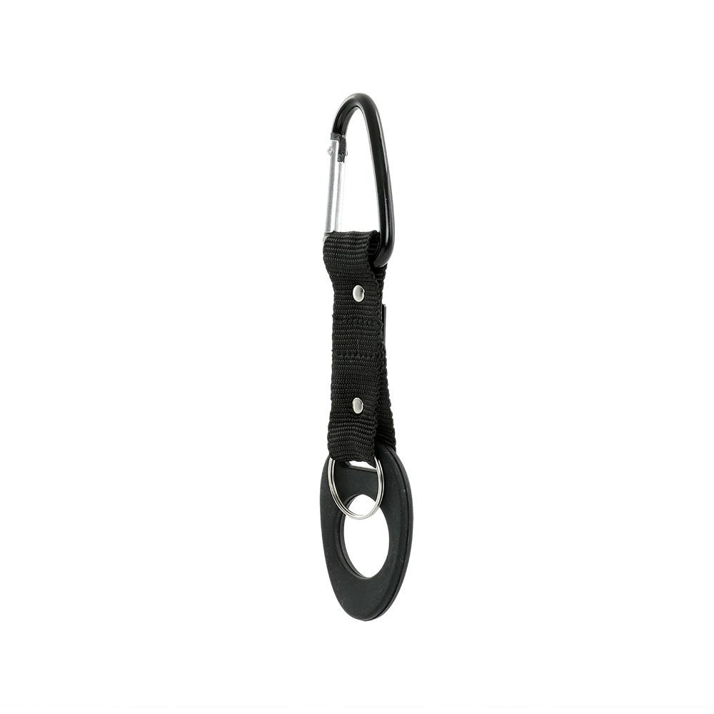 Suporte para Garrafas GO1382 na cor Preto, brinde personalizado Sky Brindes