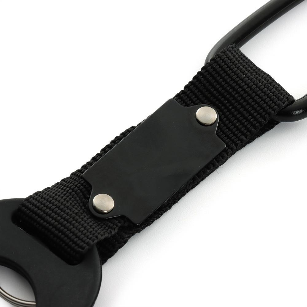 Suporte para Garrafas GO1382 na cor Preto, brinde personalizado Sky Brindes