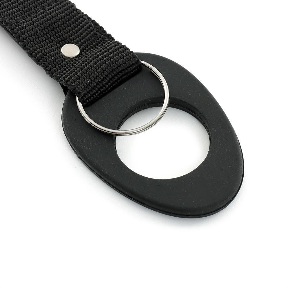 Suporte para Garrafas GO1382 na cor Preto, brinde personalizado Sky Brindes