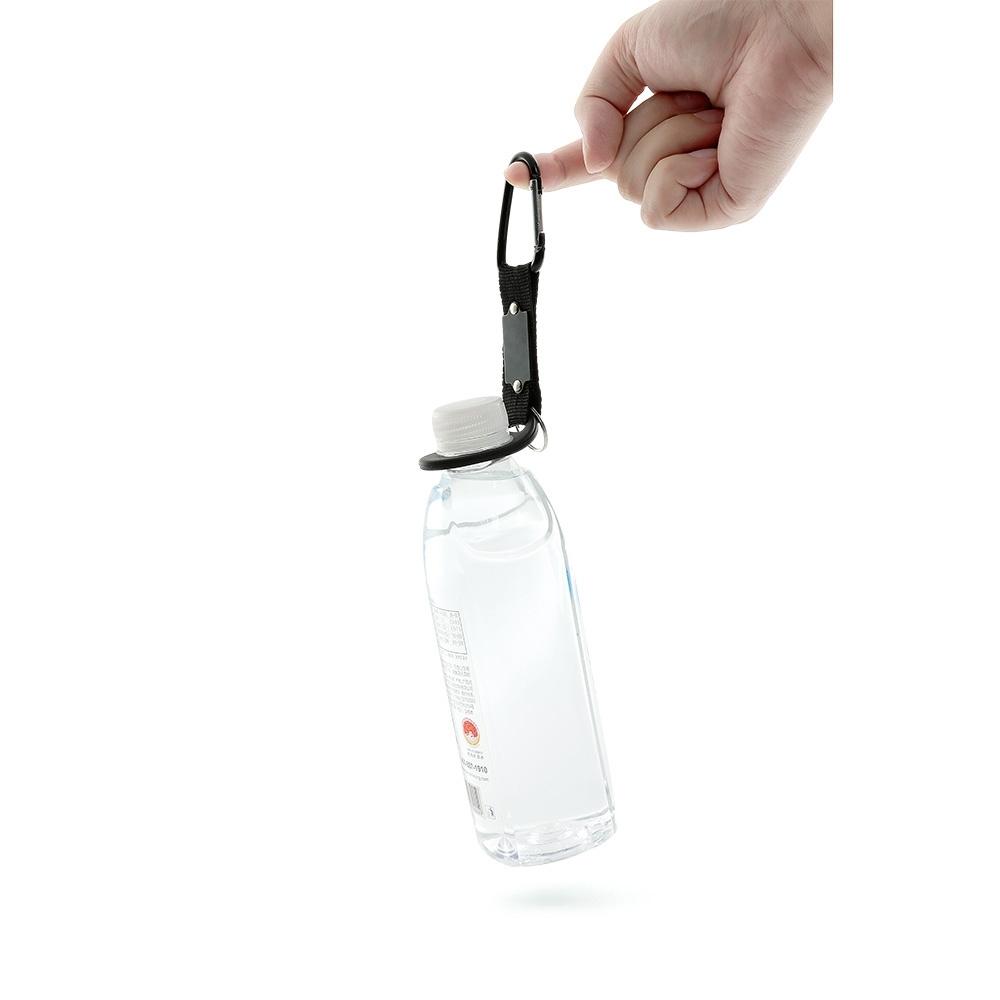 Suporte para Garrafas GO1382 na cor Preto, brinde personalizado Sky Brindes