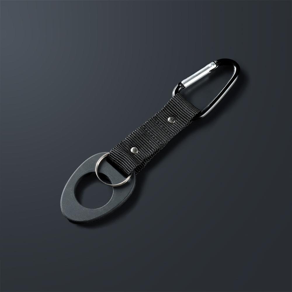 Suporte para Garrafas GO1382 na cor Preto, brinde personalizado Sky Brindes