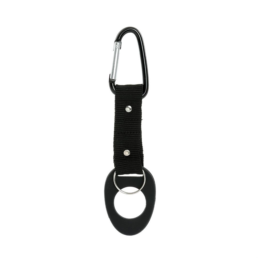 Suporte para Garrafas GO1382 na cor Preto, brinde personalizado Sky Brindes