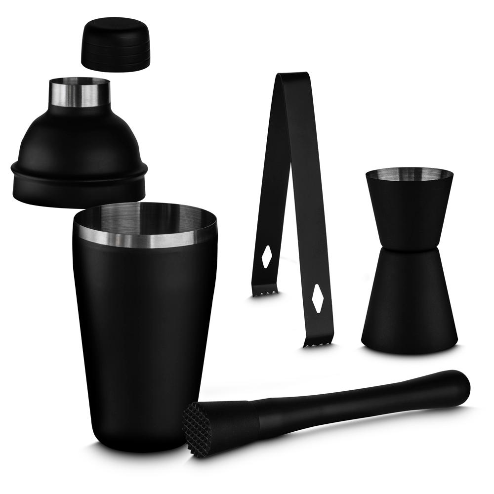 Kit coqueteleira GO1437 na cor Único, brinde personalizado Sky Brindes