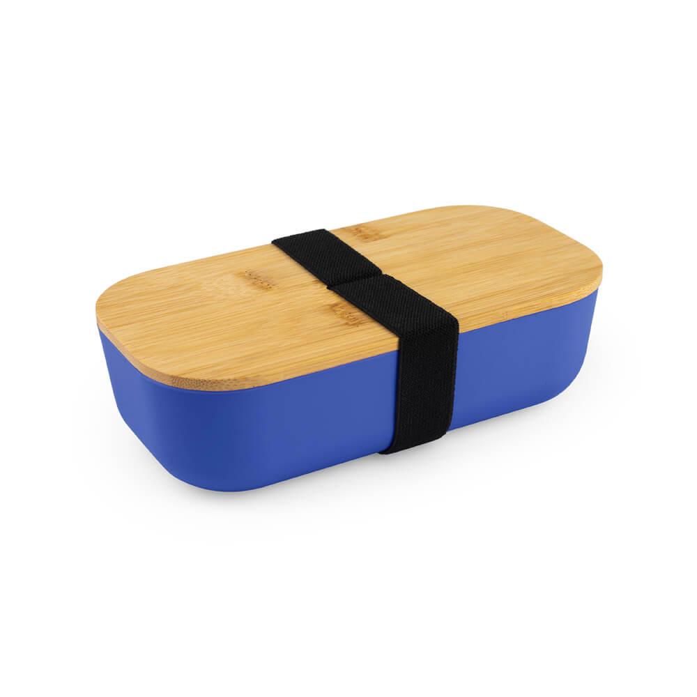Marmita Plástiva 700ml GO1475 na cor Azul, brinde personalizado Sky Brindes