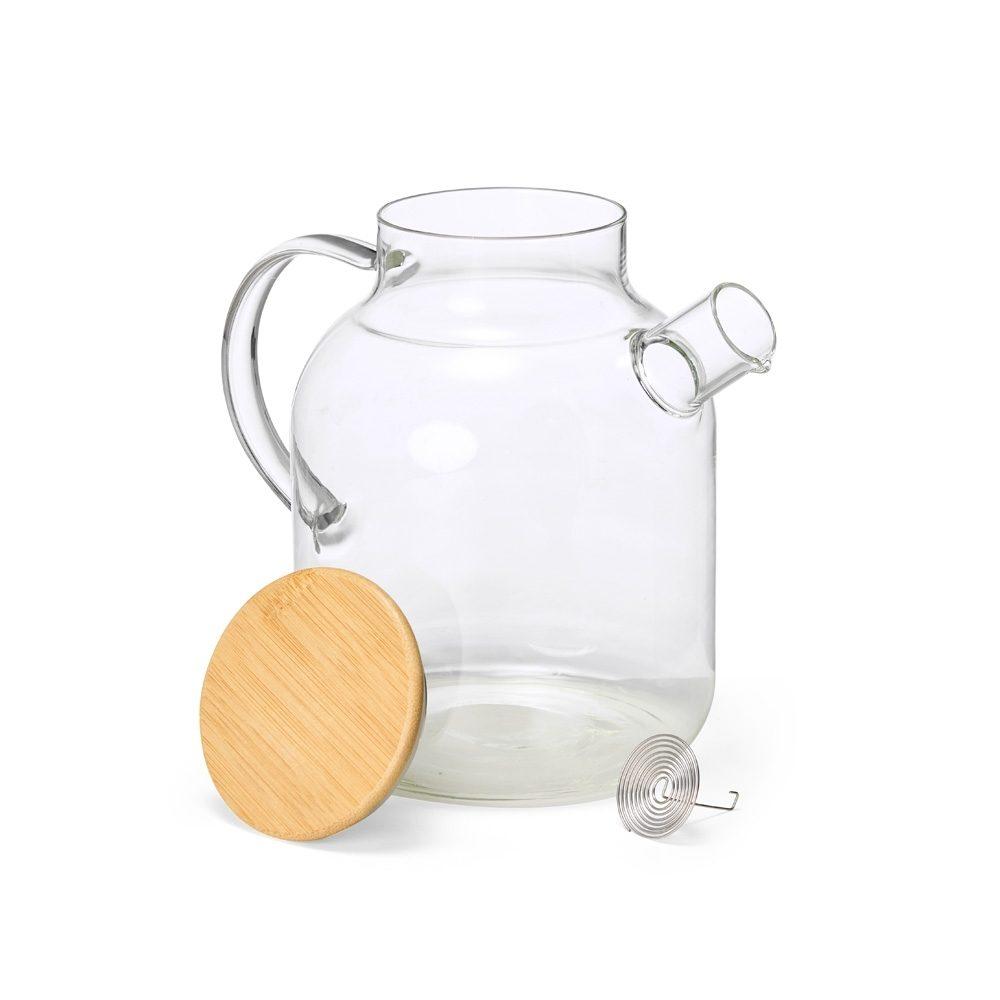 Chaleira Vidro 1,8 Litros GO1484 na cor Transparente, brinde personalizado Sky Brindes