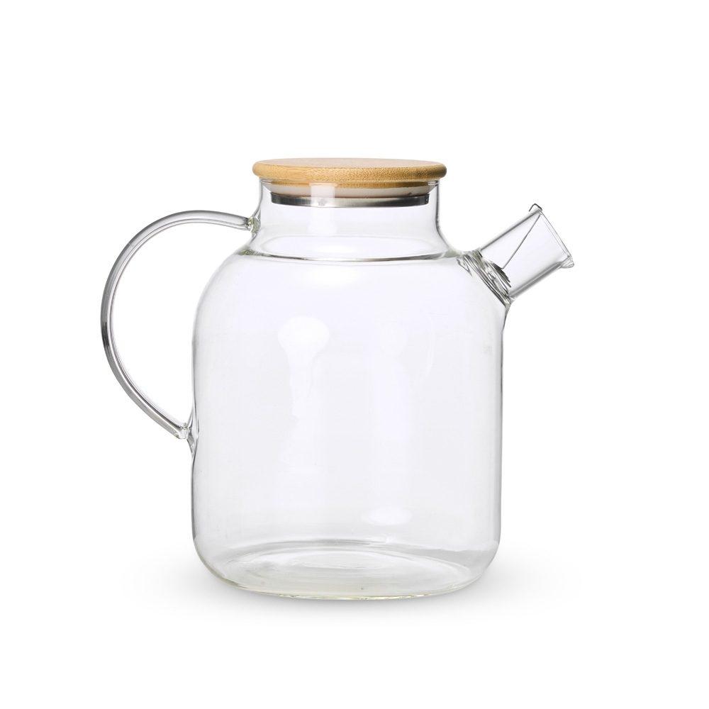 Chaleira Vidro 1,8 Litros GO1484 na cor Transparente, brinde personalizado Sky Brindes