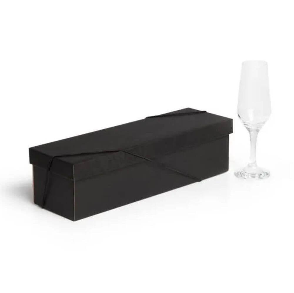 Taça de Vidro 190ml 1 Peça GO1502 na cor Preto, brinde personalizado Sky Brindes