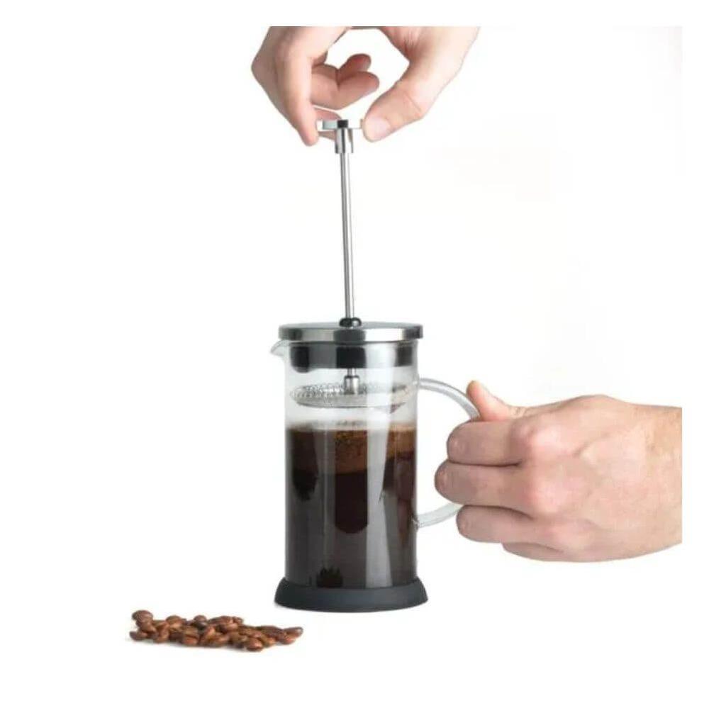 Cafeteira Prensa Francesa 350ml GO1506 na cor Preto, brinde personalizado Sky Brindes