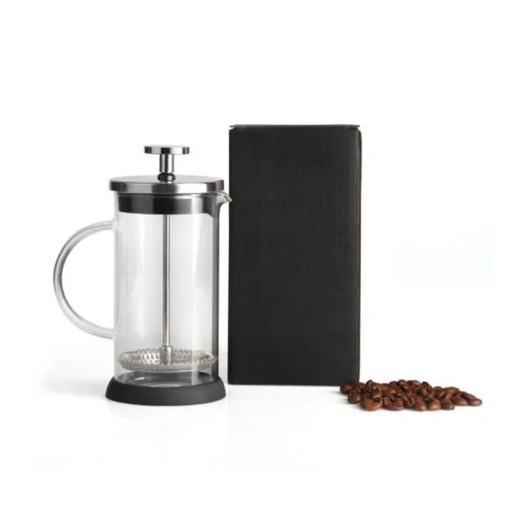 Cafeteira Prensa Francesa 350ml GO1506 na cor Preto, brinde personalizado Sky Brindes