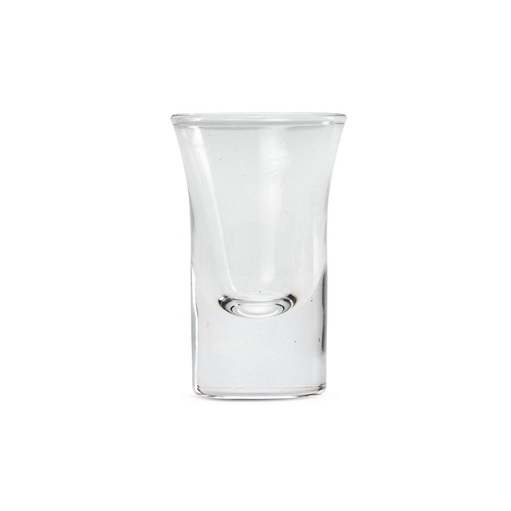 Kit Copo Vidro 30ml 6 Peças GO1540 na cor Transparente, brinde personalizado Sky Brindes