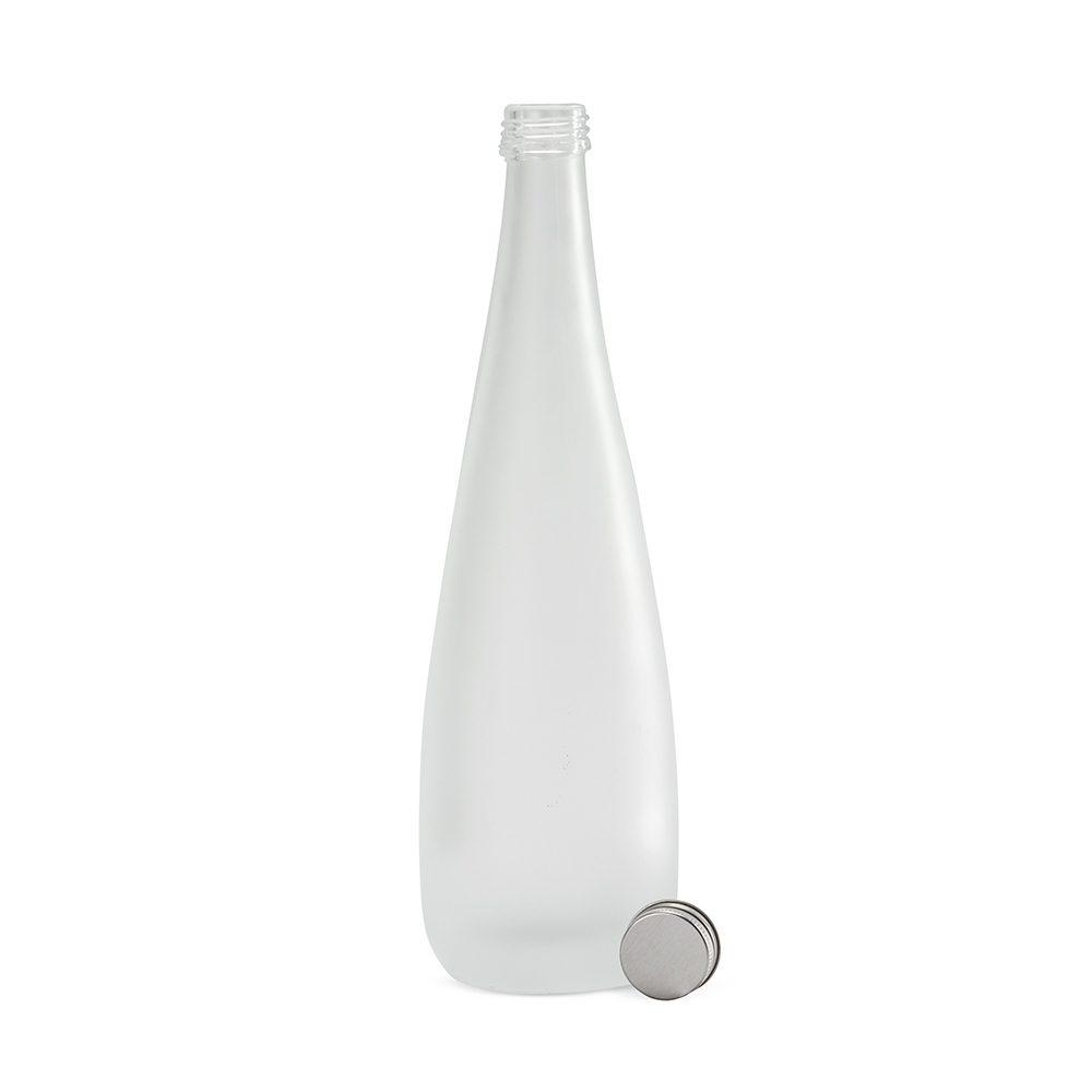 Garrafa de Vidro 550ml GO1541 na cor Branco, brinde personalizado Sky Brindes