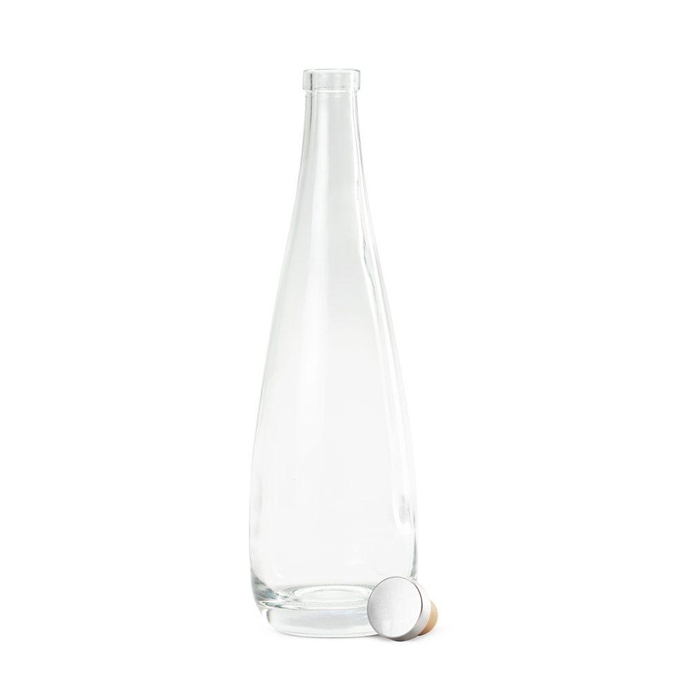 Garrafa de Vidro 550ml GO1542 na cor Branco, brinde personalizado Sky Brindes