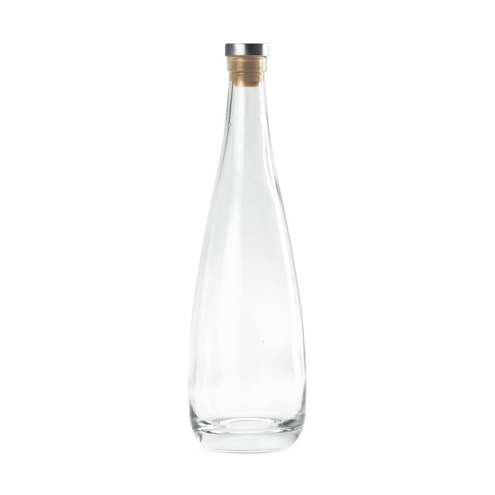 Garrafa de Vidro 550ml GO1542 na cor Branco, brinde personalizado Sky Brindes