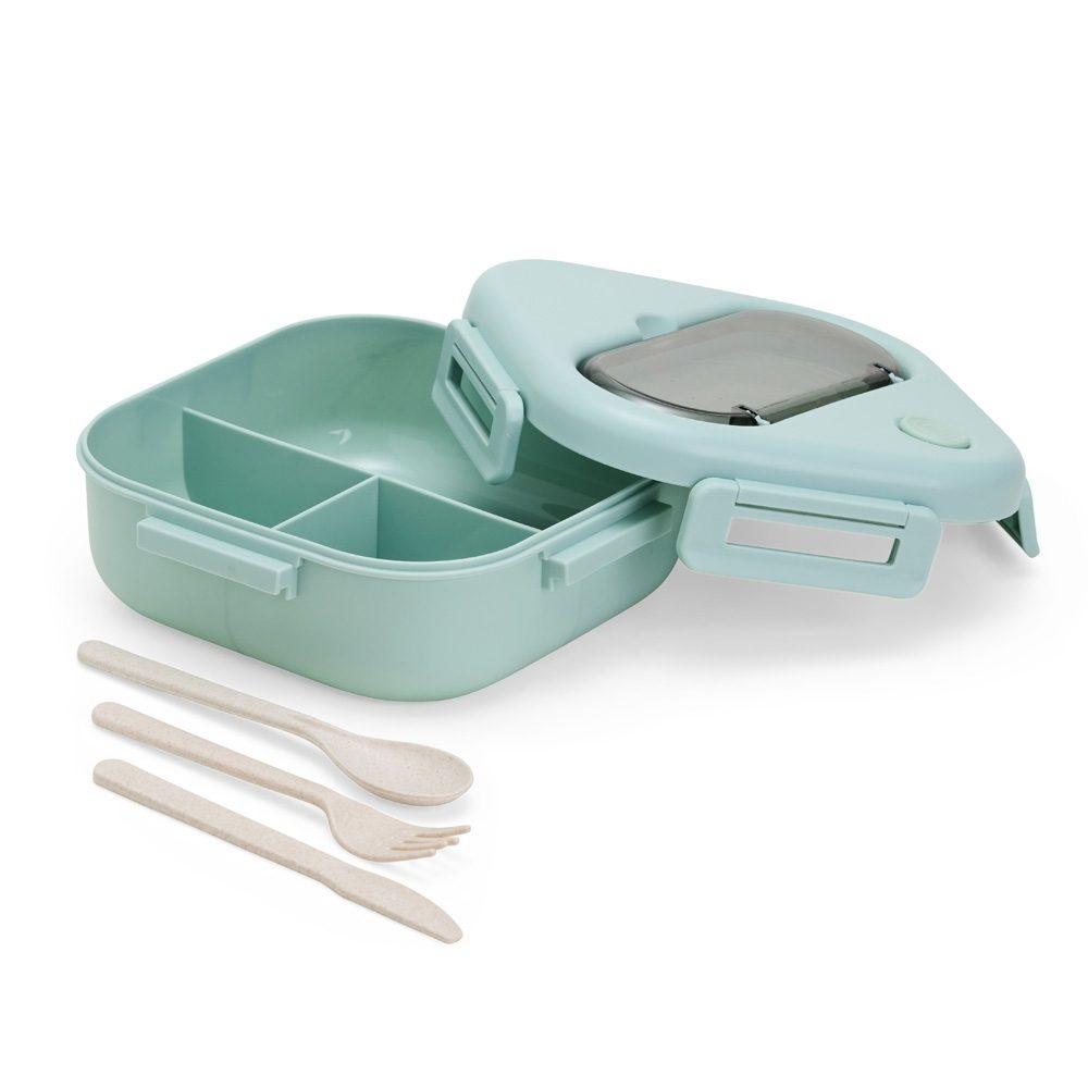 Marmita Hermética 1,2L GO1557 na cor Azul ciano, brinde personalizado Sky Brindes
