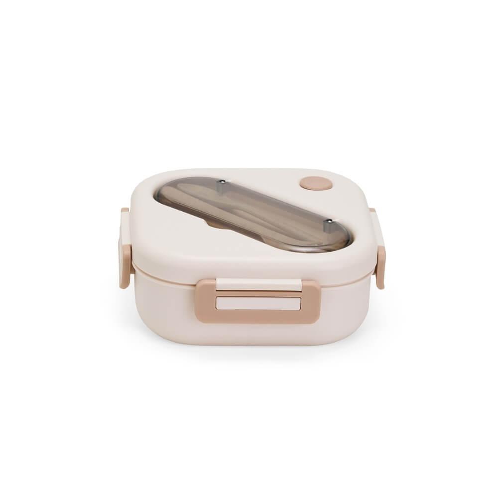 Marmita Hermética 1,2L GO1557 na cor Bege, brinde personalizado Sky Brindes