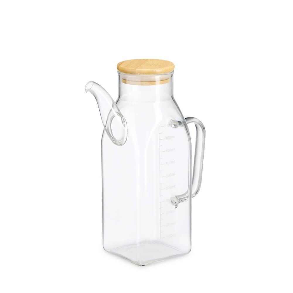 Jarra de Vidro 1 Litro GO1561 na cor Transparente, brinde personalizado Sky Brindes