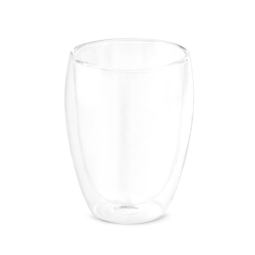 Copo em Vidro 350ml GO1562 na cor Transparente, brinde personalizado Sky Brindes