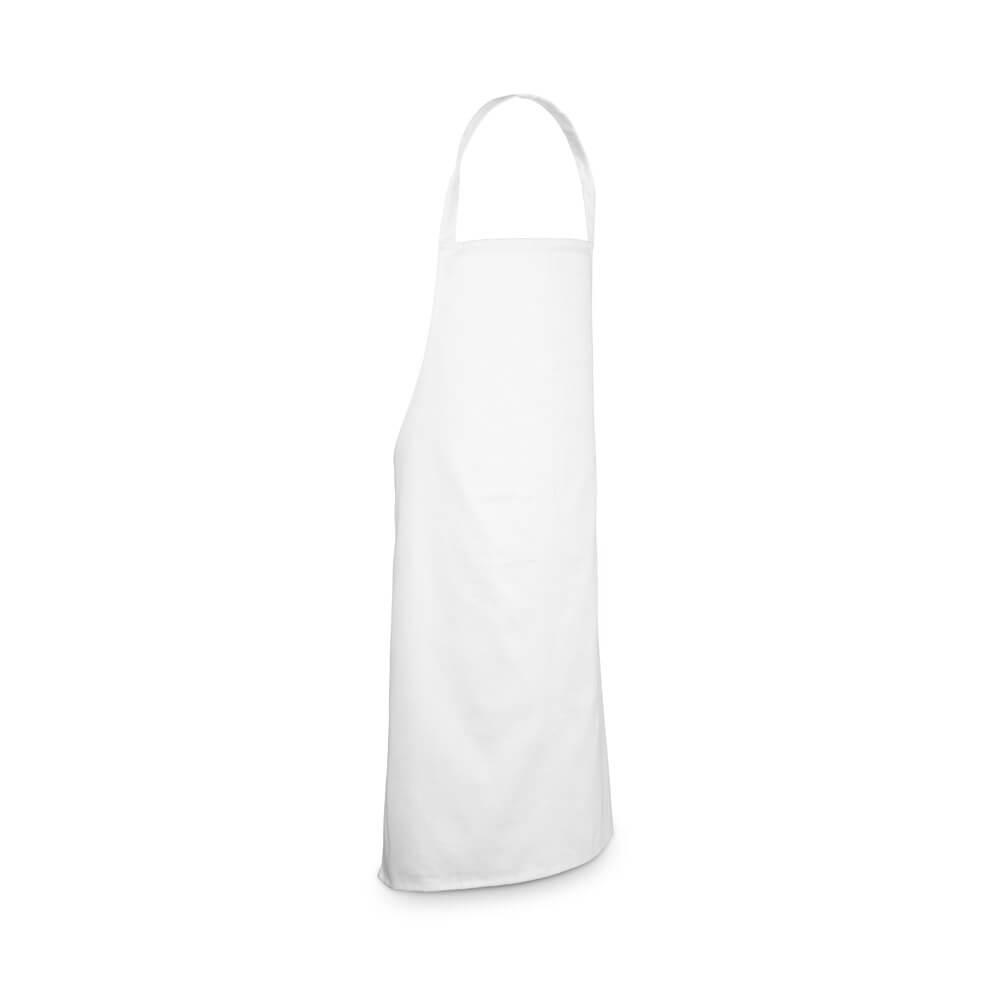 Avental de Algodão Sarjado GO1563 na cor Branco, brinde personalizado Sky Brindes