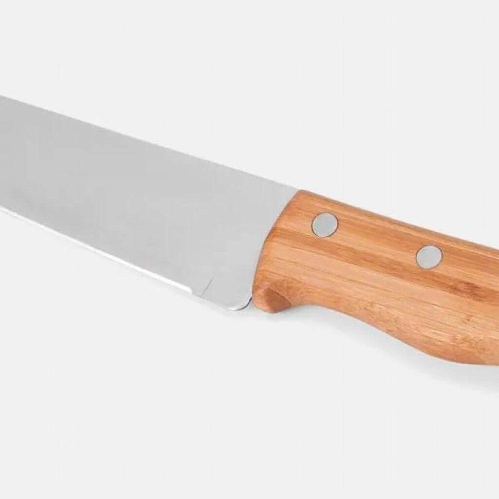 Faca Inox 7" para Cozinha GO1582 na cor Preto, brinde personalizado Sky Brindes
