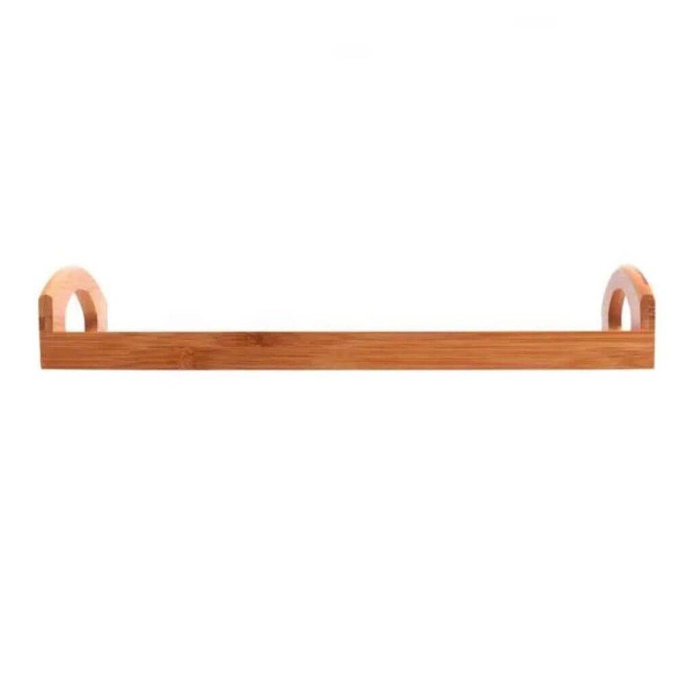 Bandeja para Servir em Bambu GO1585 na cor Natural, brinde personalizado Sky Brindes