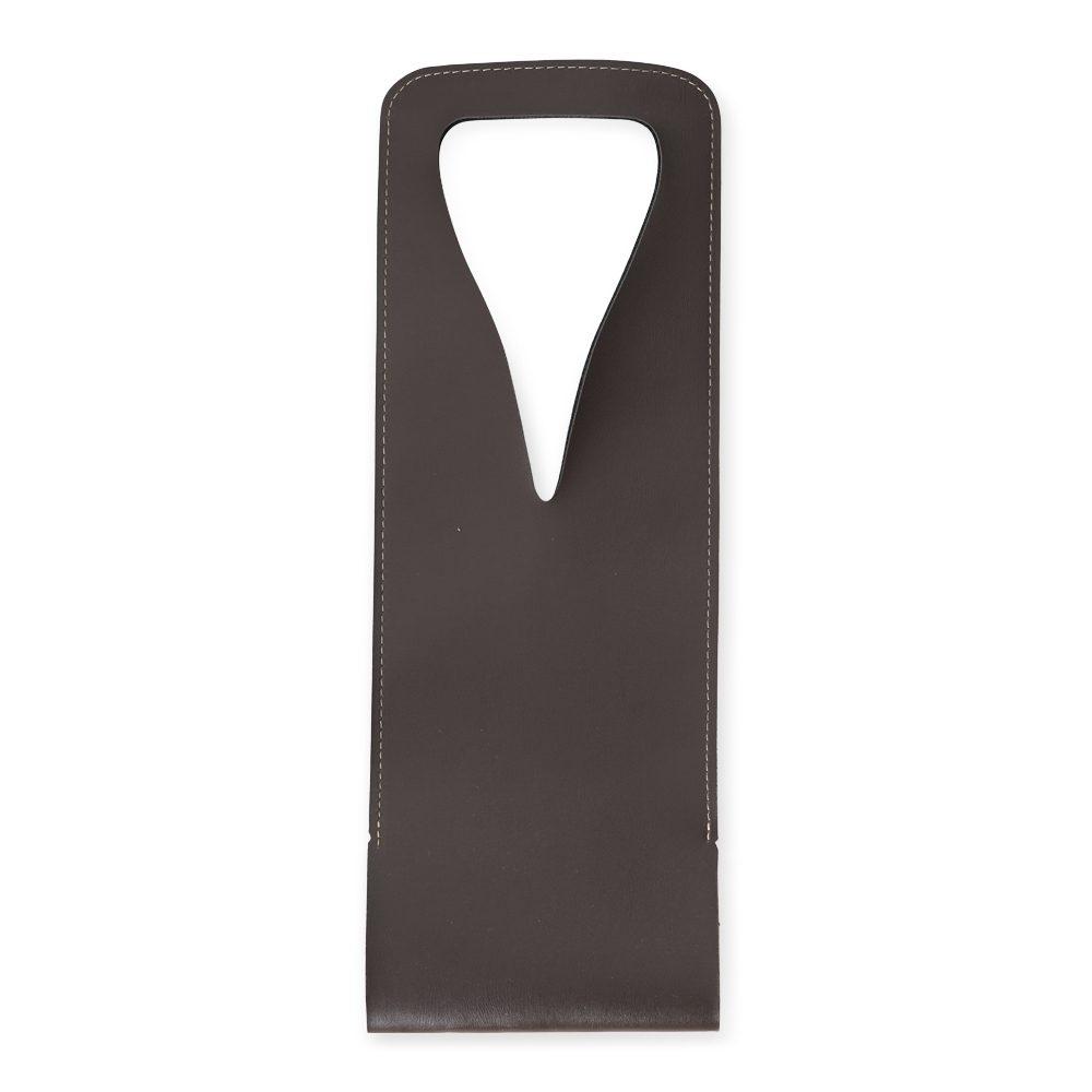 Porta vinho bidins GO1596 na cor Marrom, brinde personalizado Sky Brindes