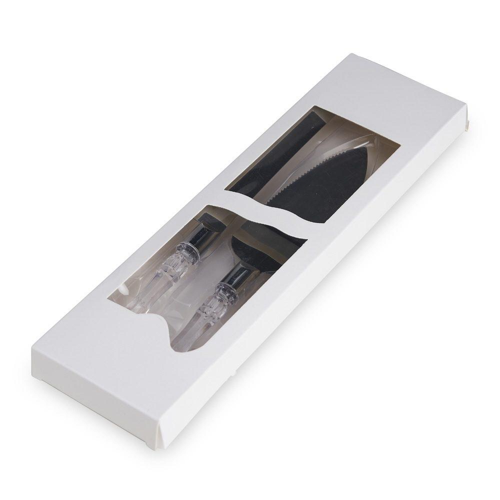 Kit utensílios de cozinha 2pçs GO1617 na cor Branco, brinde personalizado Sky Brindes