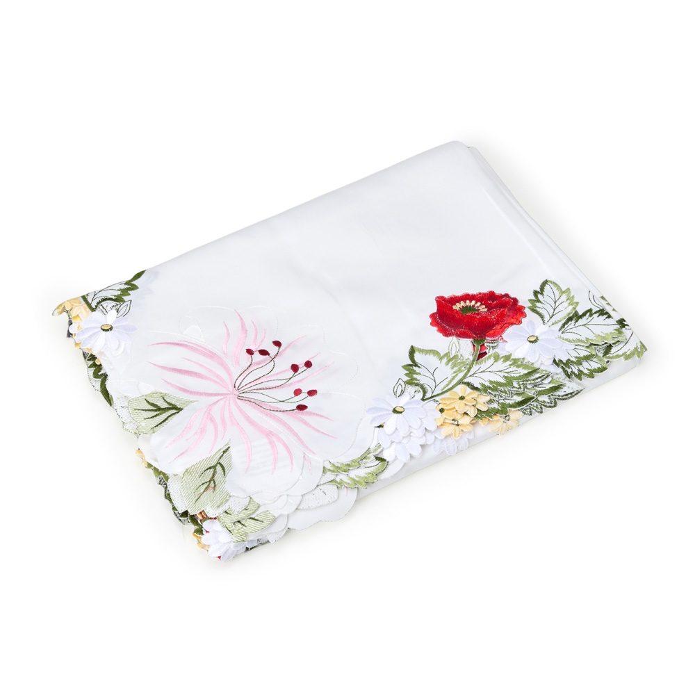 Toalha mesa ret. 3 m x 1,7 m GO1632 na cor Branco, brinde personalizado Sky Brindes