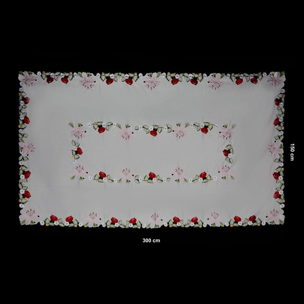 Toalha mesa ret. 3 m x 1,7 m GO1632 na cor Branco, brinde personalizado Sky Brindes