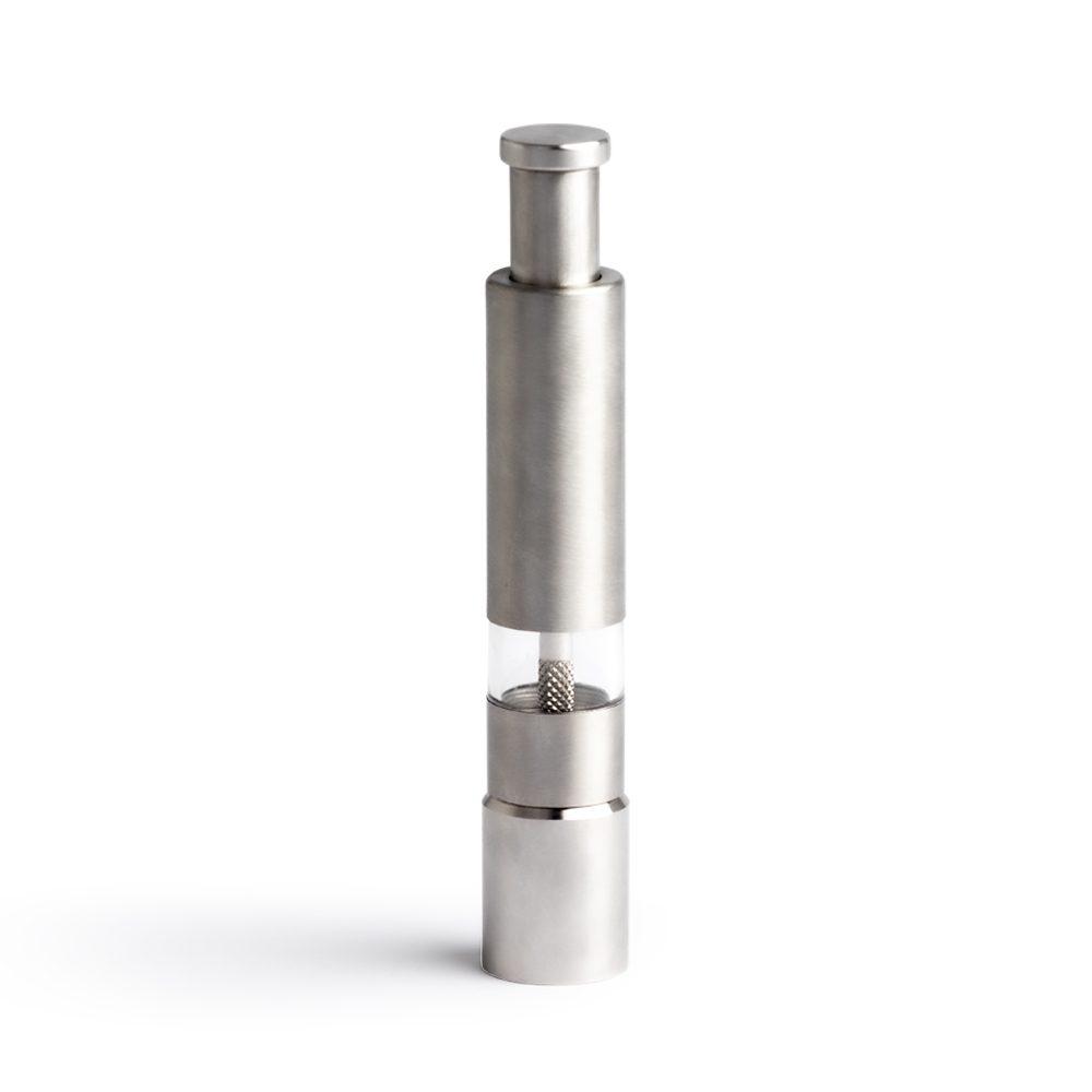 Triturador de tempero GO1635 na cor Inox, brinde personalizado Sky Brindes
