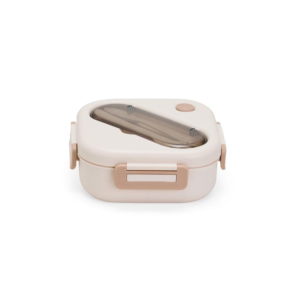 Marmita hermética 1,2l GO1638 na cor Bege, brinde personalizado Sky Brindes